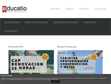 Tablet Screenshot of grupoeducatio.com